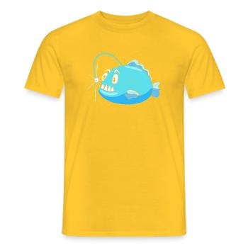 Frogfish - Men's T-Shirt - yellow - Front - AI Model Male 178 dark (178cm)