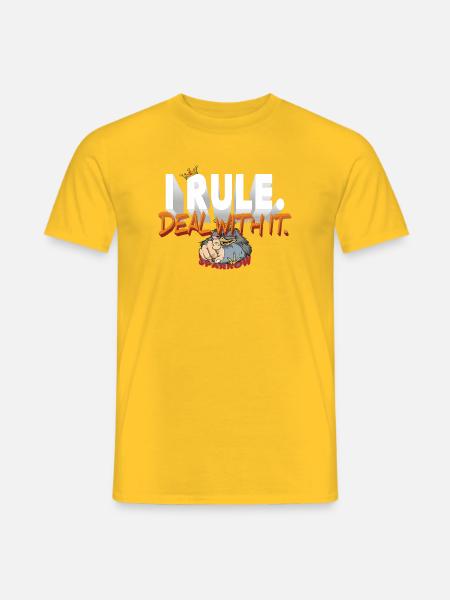 I_RULE - T-shirt homme - jaune