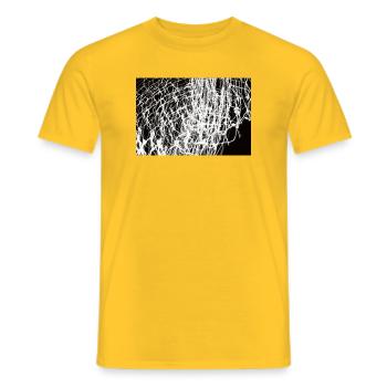 Lichtspiele 4 - Männer T-Shirt - Gelb - Vorne - AI Model Male 178 dark (178cm)