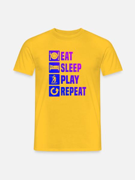 Ein Motiv nur für Unihockey - Männer T-Shirt - Gelb