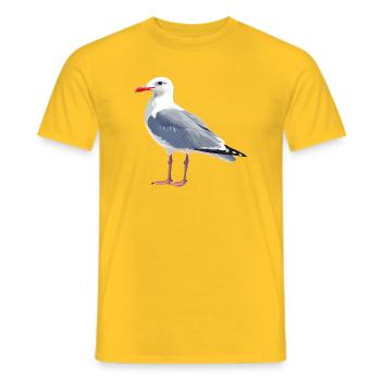 Meeresmöwe - Männer T-Shirt - Gelb - Vorne - AI Model Male 178 dark (178cm)
