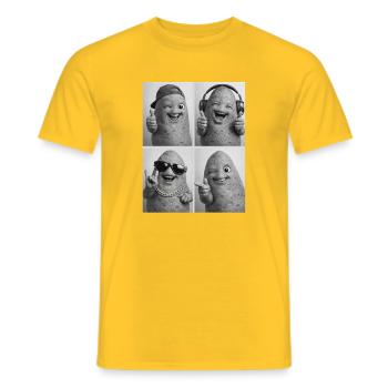 Sweet Potato - Männer T-Shirt - Gelb - Vorne - AI Model Male 178 dark (178cm)