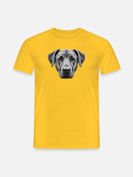 Rhodesian Ridgeback Jagdhund Hunde Stolz Ridgeback - Männer T-Shirt - Gelb