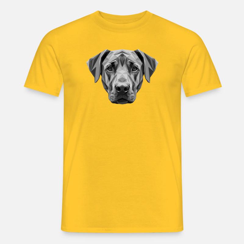 Rhodesian Ridgeback Jagdhund Hunde Stolz Ridgeback - Männer T-Shirt - Gelb