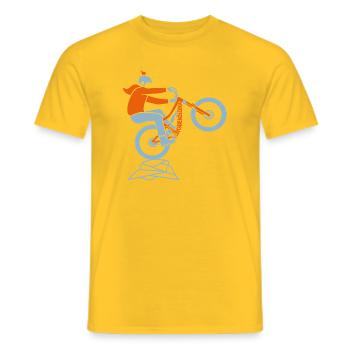 HORJENOŠERKA - Männer T-Shirt - Gelb - Vorne - AI Model Male 178 dark (178cm)