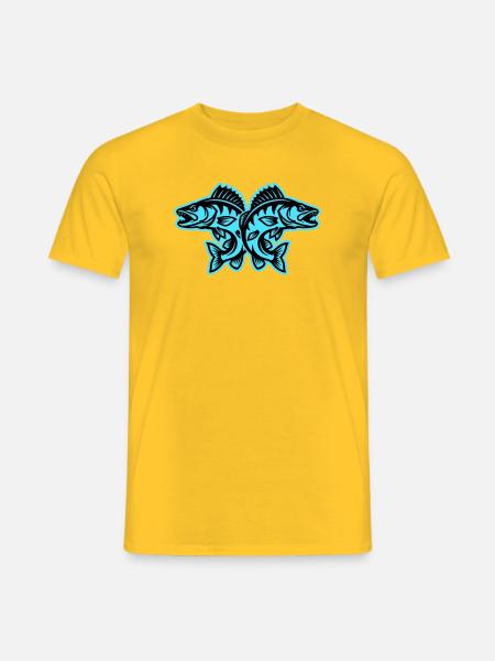 Brochet - T-shirt homme - jaune