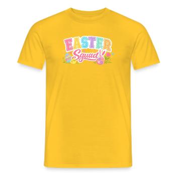 Easter Squad Egg Hunt - Männer T-Shirt - Gelb - Vorne - AI Model Male 178 dark (178cm)