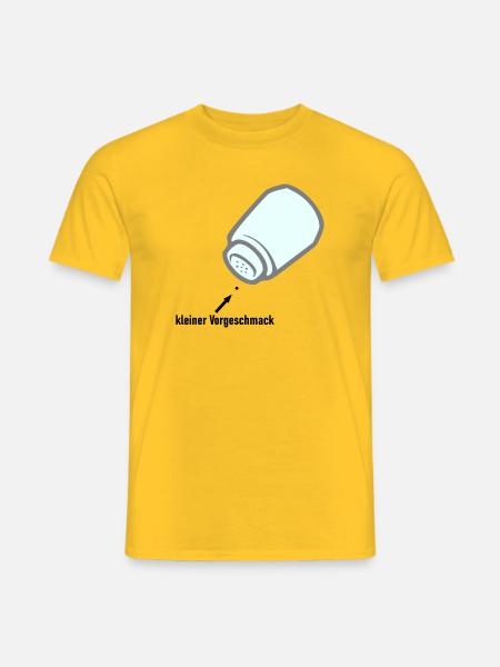 kleiner Vorgeschmack - Männer T-Shirt - Gelb
