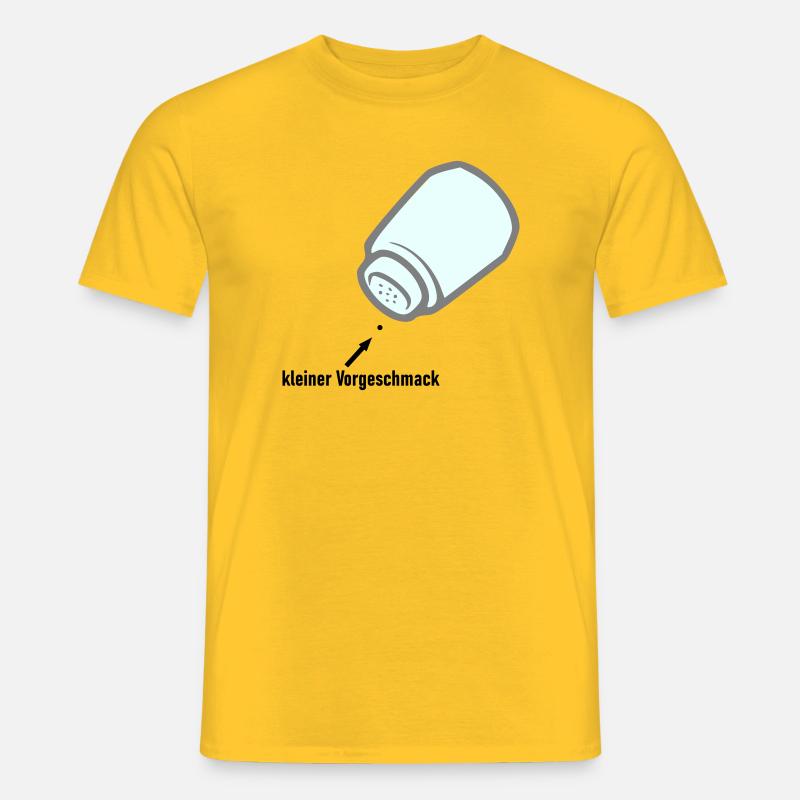 kleiner Vorgeschmack - Männer T-Shirt - Gelb