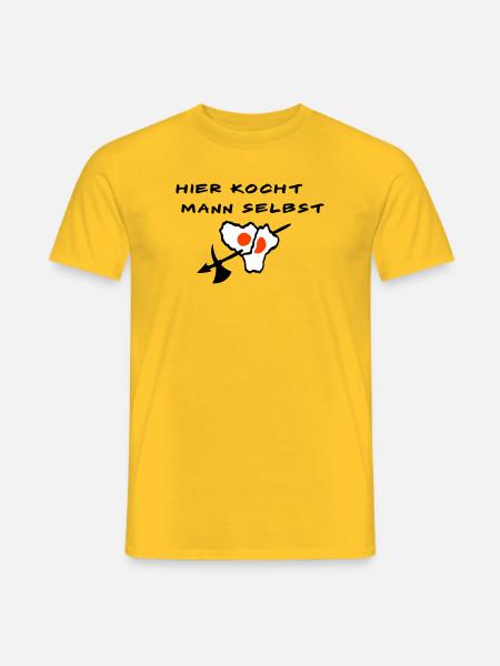 Koch - Männer T-Shirt - Gelb