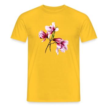 Toujours en croissance - T-shirt homme - jaune - Devant - AI Model Male 178 dark (178cm)
