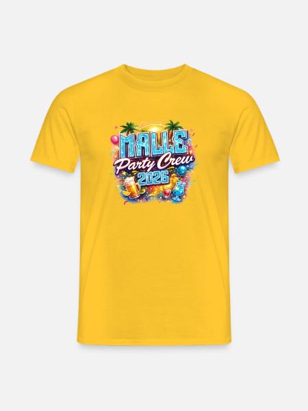 Malle, 2026, Party - Men's T-Shirt - yellow