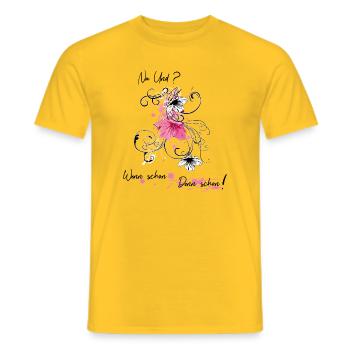 Na und ? - Männer T-Shirt - Gelb - Vorne - AI Model Male 178 dark (178cm)