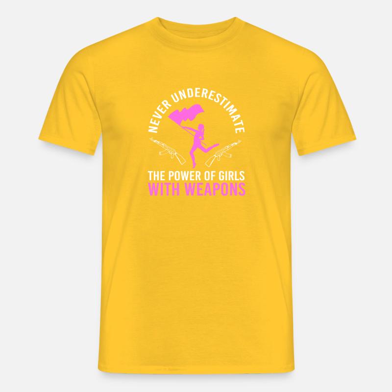 Carnaval Drapeau Carnaval agitant des drapeaux - T-shirt homme - jaune