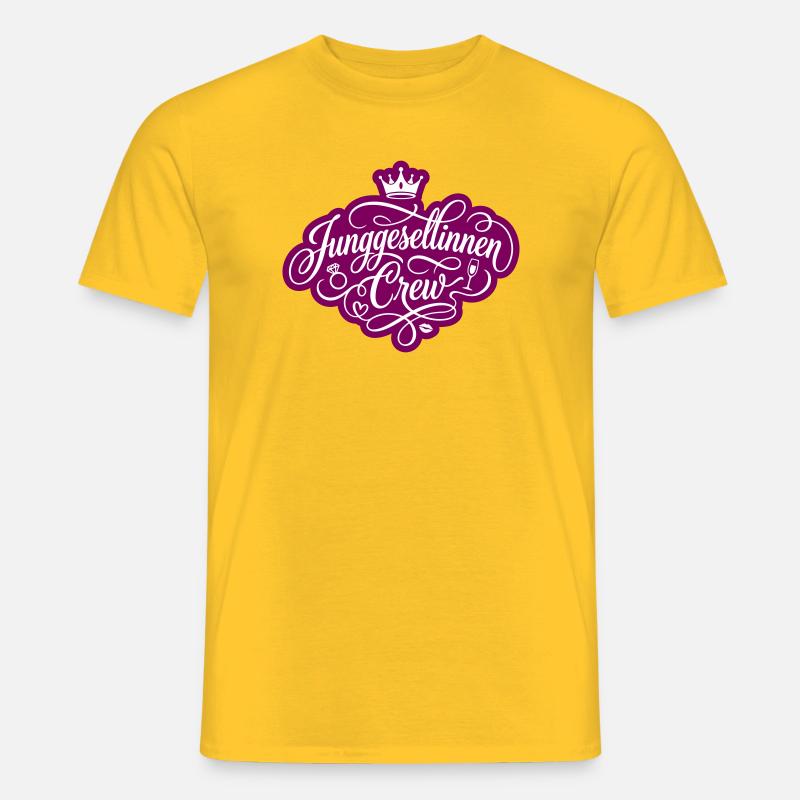Junggesellinnenabschied Crew Jga - Männer T-Shirt - Gelb