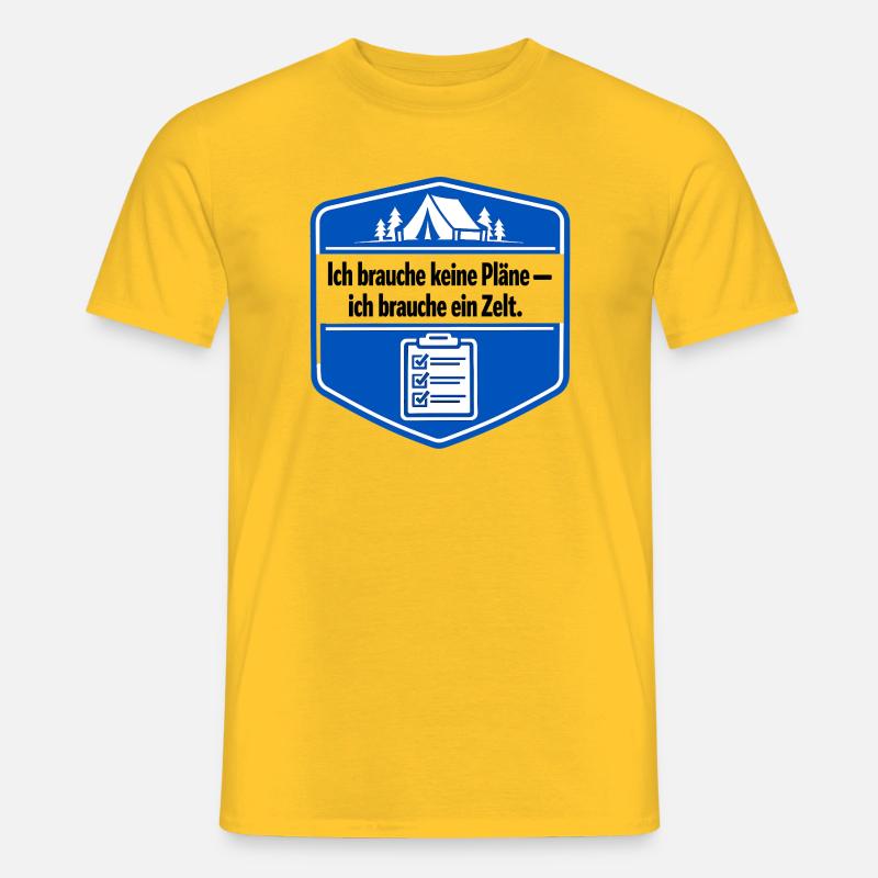 I'm a camper - Men's T-Shirt - yellow
