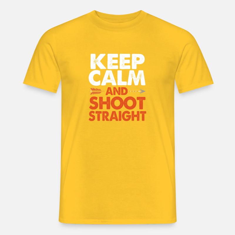 Archery Archery Archery - Men's T-Shirt - yellow