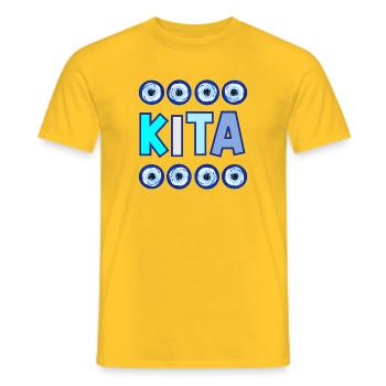 NAZAR AUGE DAYCARE CENTER - Men's T-Shirt - yellow - Front - AI Model Male 178 dark (178cm)