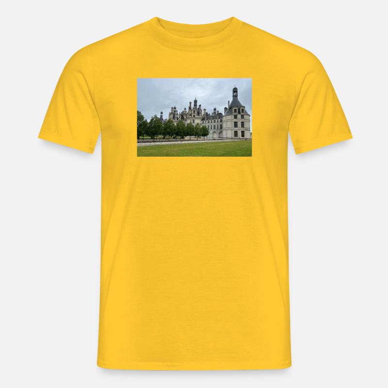 Château de Chambord - Männer T-Shirt - Gelb