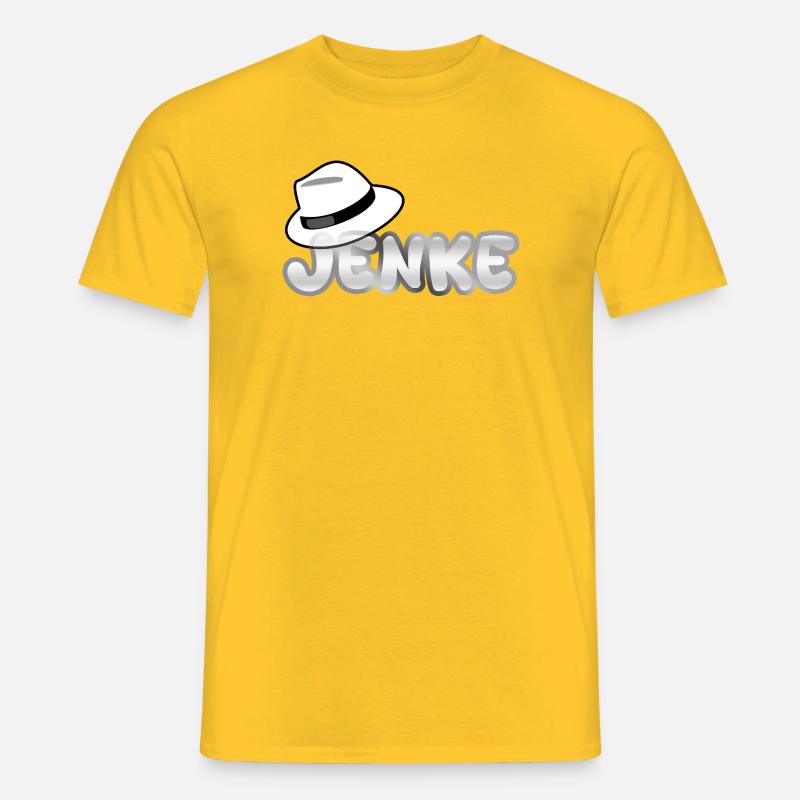 Jenke as a first name - Men's T-Shirt - yellow