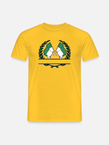 Vlieland Laurel Custom – Island Edition - Männer T-Shirt - Gelb