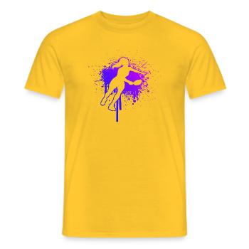 Pickleball players für Pickleballspielerinnen Fans - Männer T-Shirt - Gelb - Vorne - AI Model Male 178 dark (178cm)