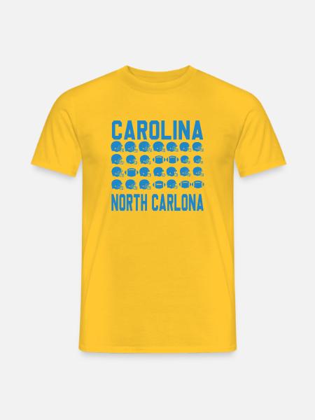 Carolina Football Iconrader - Men's T-Shirt - yellow