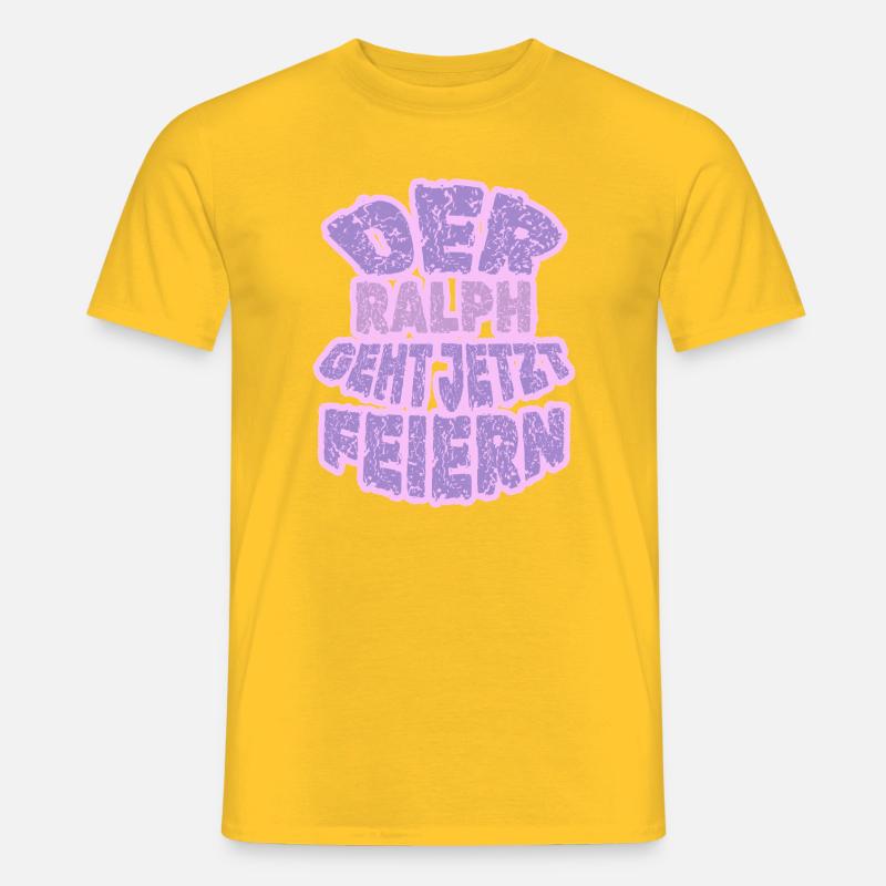 Ralph - Männer T-Shirt - Gelb