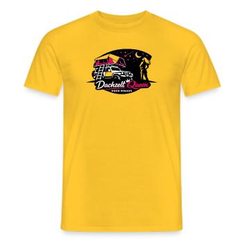 Dachzelt Queen Hoch hinaus - Männer T-Shirt - Gelb - Vorne - AI Model Male 178 dark (178cm)
