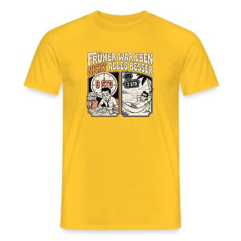 KI Gewinner - Männer T-Shirt - Gelb - Vorne - AI Model Male 178 dark (178cm)