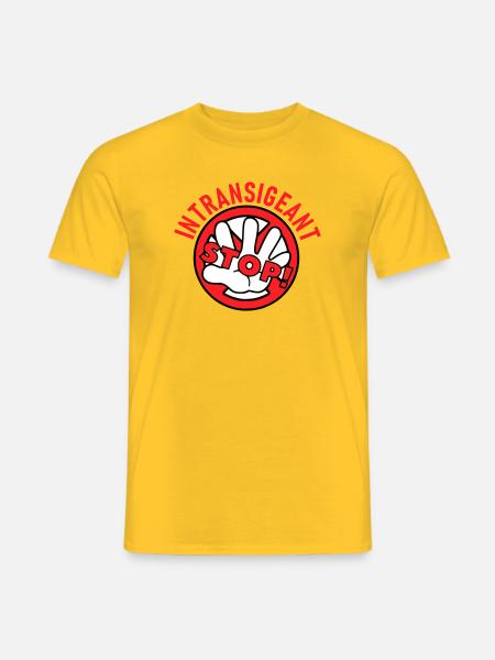 Intransigeant - T-shirt homme - jaune