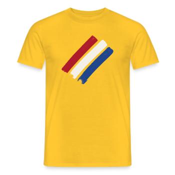 Niederlande - Männer T-Shirt - Gelb - Vorne - AI Model Male 178 dark (178cm)