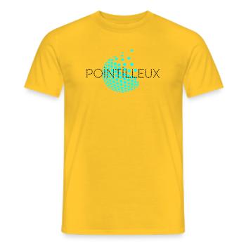 Picky - Men's T-Shirt - yellow - Front - AI Model Male 178 dark (178cm)