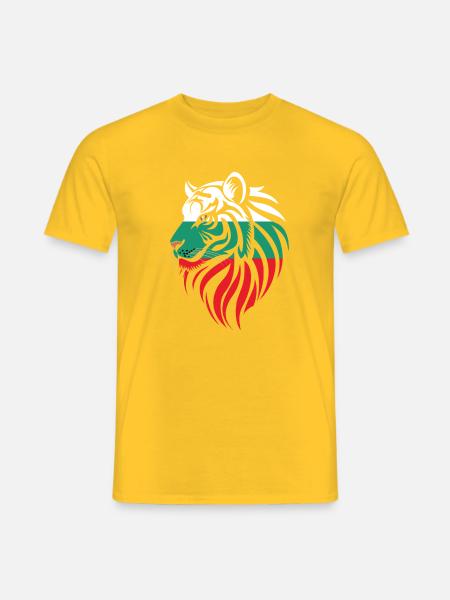 Bulgaria - Bulgaria - Tiger Flags - Men's T-Shirt - yellow