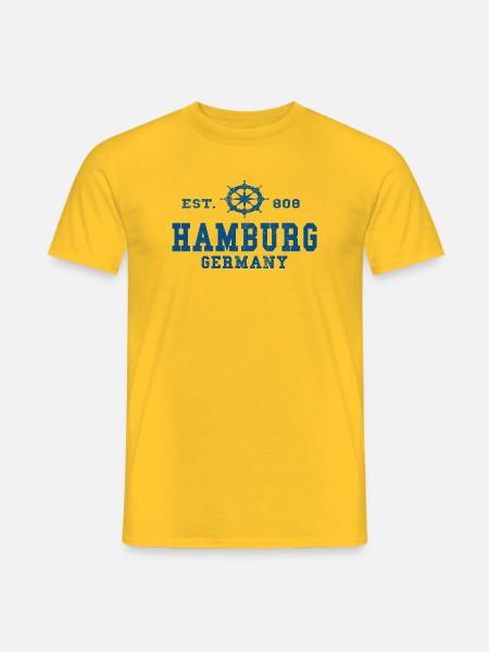 Hamburg Norddeutschland Norden - Männer T-Shirt - Gelb
