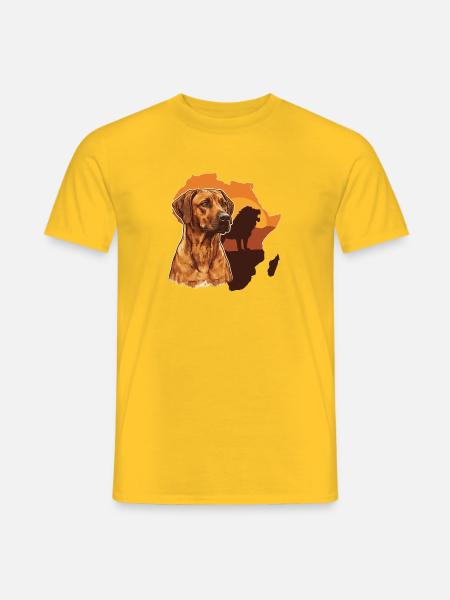 Rhodesian Ridgeback - Men's T-Shirt - yellow