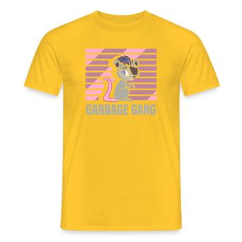 Ratte Hausratte Rattenbesitzer Rattenliebhaber - Männer T-Shirt - Gelb - Vorne - AI Model Male 178 dark (178cm)