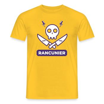 Verbittert - Männer T-Shirt - Gelb - Vorne - AI Model Male 178 dark (178cm)