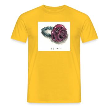 Rose Bracelet - T-shirt homme - jaune - Devant - AI Model Male 178 dark (178cm)