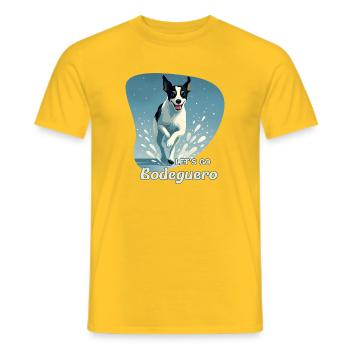 Bodeguero_Running - Männer T-Shirt - Gelb - Vorne - AI Model Male 178 dark (178cm)