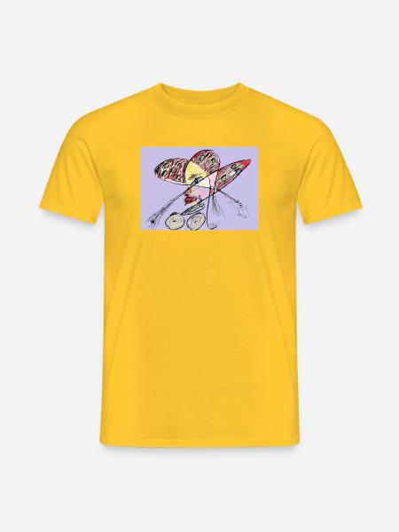 Der High-Fashion-Bürger - Männer T-Shirt - Gelb