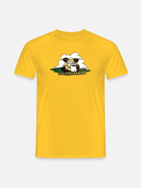 guten_morgääähn - Männer T-Shirt - Gelb