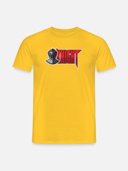 Ritter Knight Gaming E-Sports Logo - Men's T-Shirt - yellow