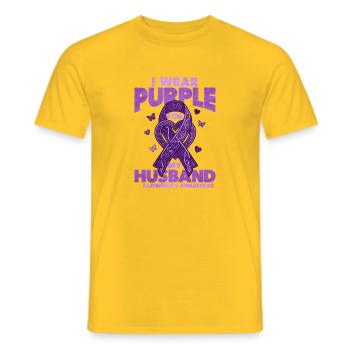 Mari – Éducation à la maladie d’Alzheimer - T-shirt homme - jaune - Devant - AI Model Male 178 dark (178cm)