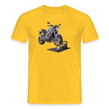 Combinaison gagnante - T-shirt homme - jaune - Devant - AI Model Male 178 dark (178cm)