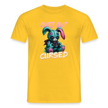 Pastel Goth Soft Goth Gaming Gamer - Männer T-Shirt - Gelb - Vorne - AI Model Male 178 dark (178cm)