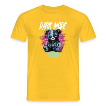 Pastel Goth Soft Goth Gaming Gamer - Männer T-Shirt - Gelb - Vorne - AI Model Male 178 dark (178cm)