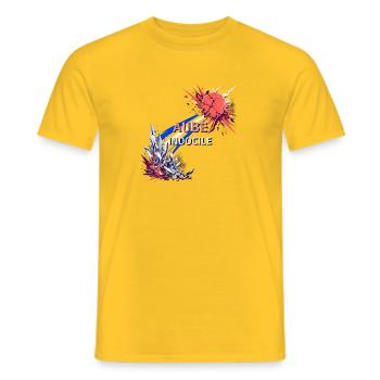 Aube Indocile Éclat Cristal - T-shirt homme - jaune - Devant - AI Model Male 178 dark (178cm)