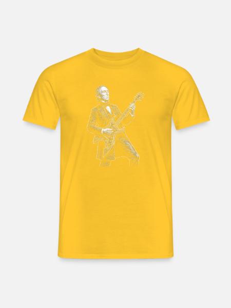 John Tyler Guitar - Men's T-Shirt - yellow