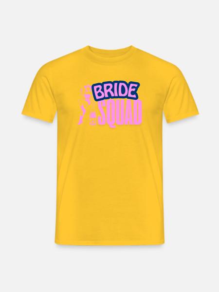 Bride Squad Party Vibe - Men's T-Shirt - yellow